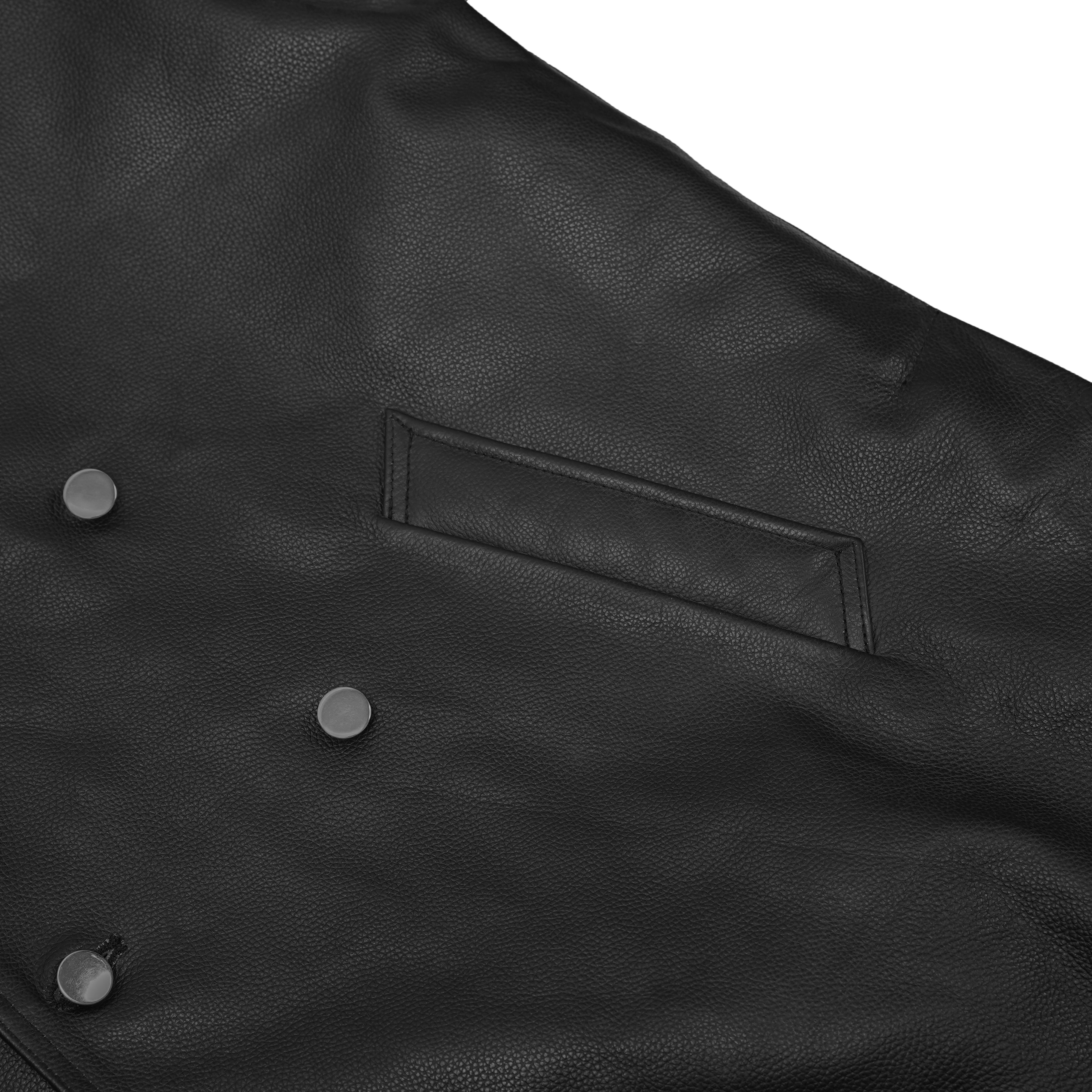 High Badge Men’s Leather Motorcycle Jacket