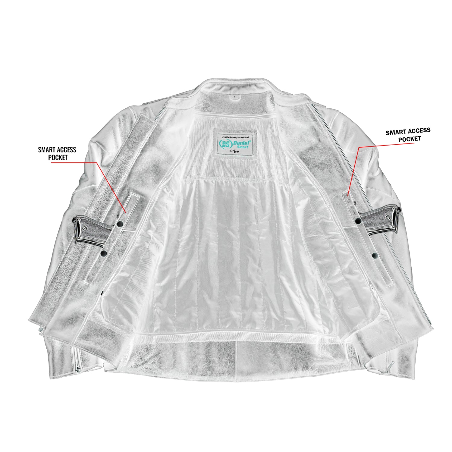 Highmile™ – Men’s Leather Motorcycle Jacket