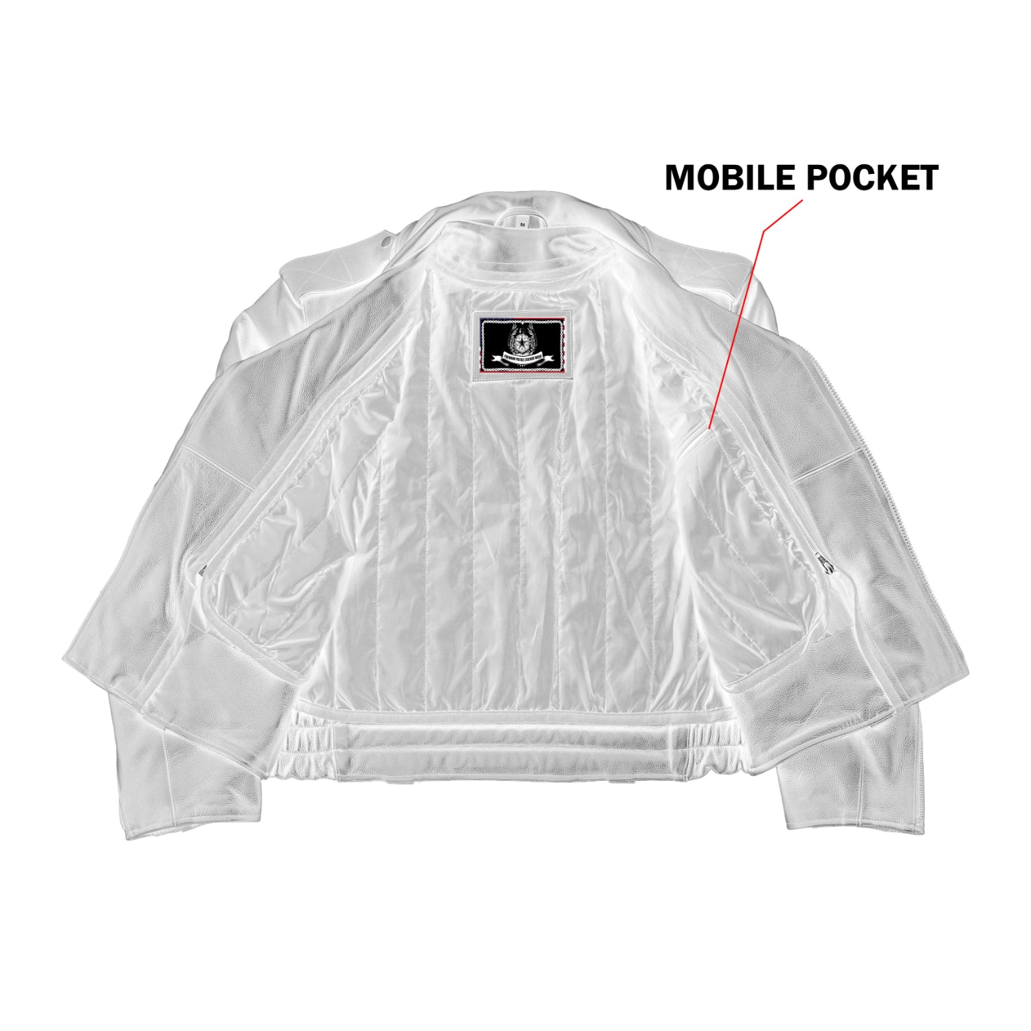 Law Line™ Men’s Leather Motorcycle Jacket