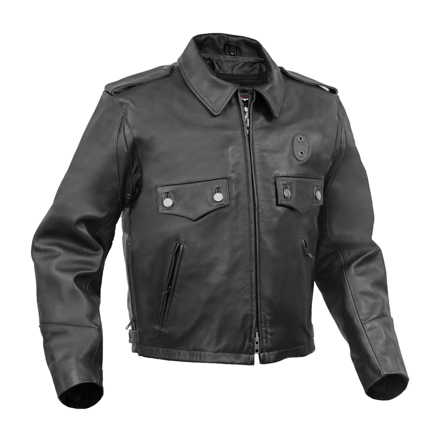 Line Hard – Men's Leather Motorcycle Jacket | Police Line