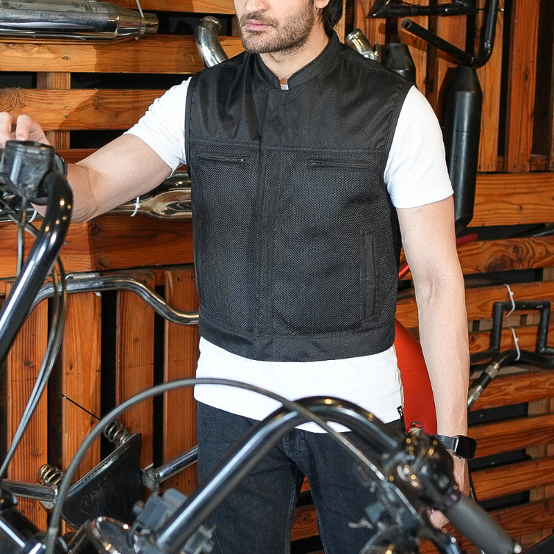 Lowcut Summer Spark™ Men’s Motorcycle Mesh Vest