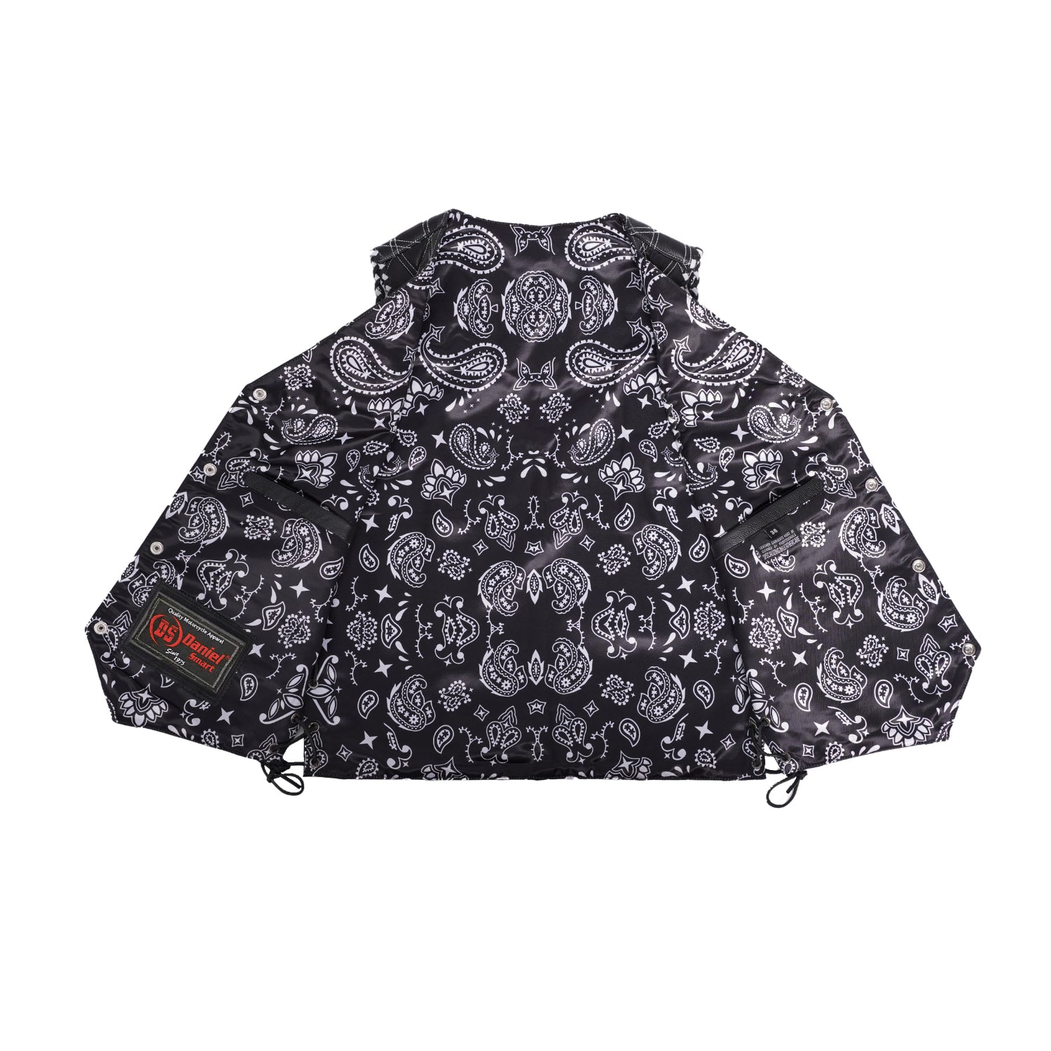 Midnight Thread Men’s Leather Motorcycle Vest