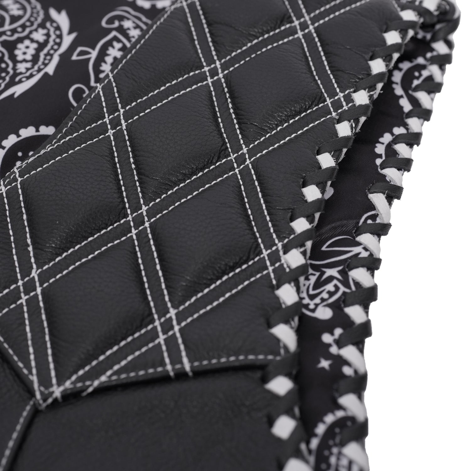 Midnight Thread Men’s Leather Motorcycle Vest