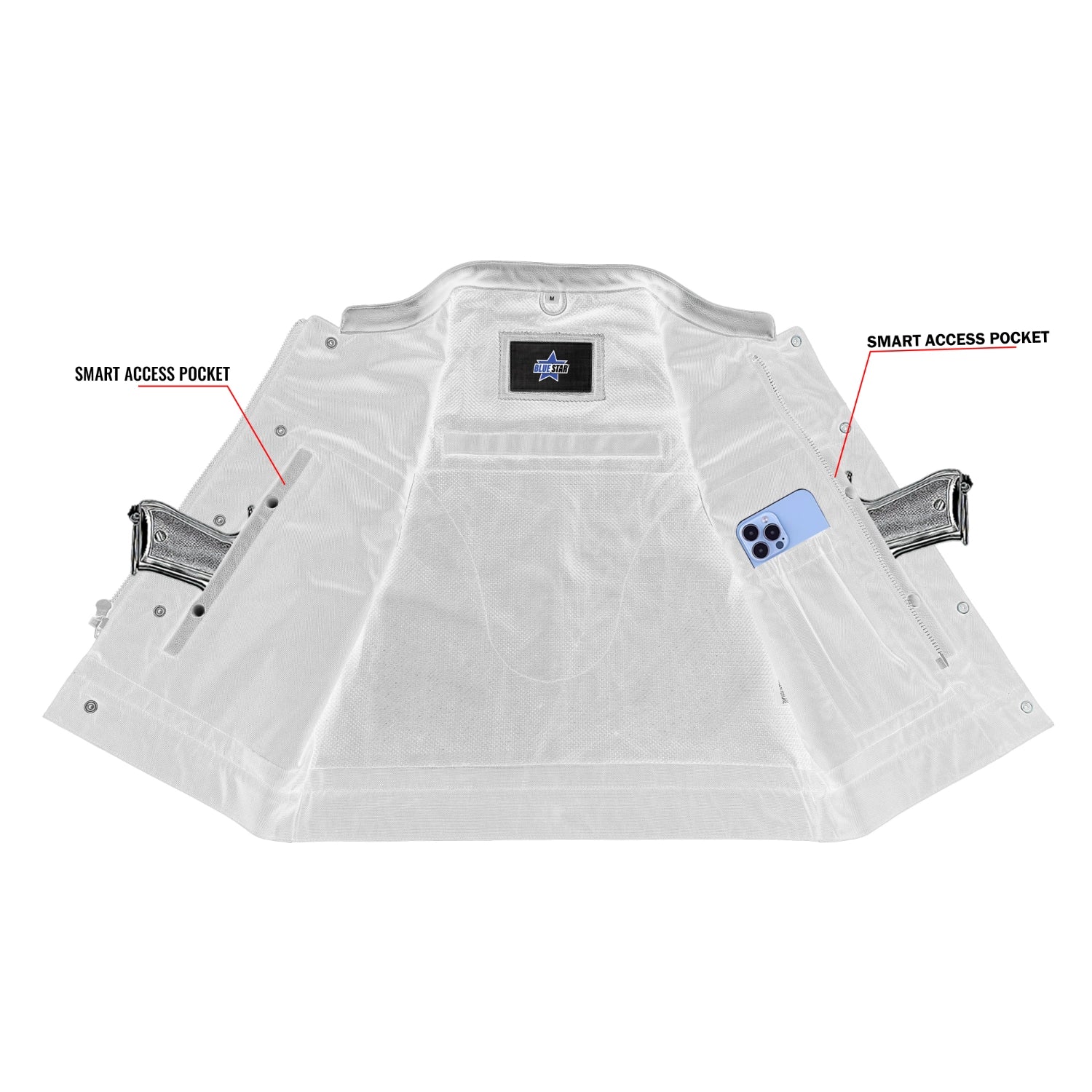 Mile Maker – Men’s Leather Motorcycle Vest