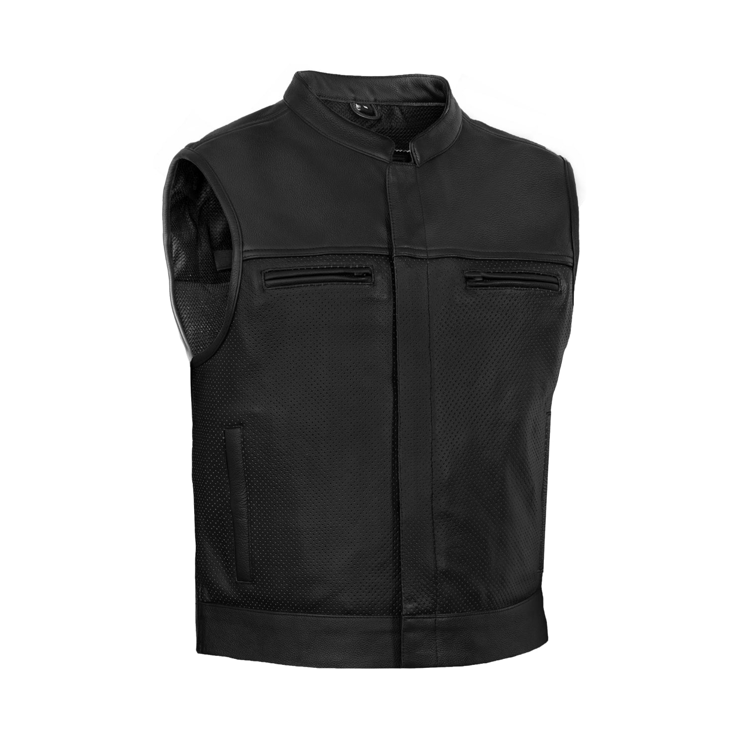 Mile Maker™ Men’s Motorcycle Leather Vest