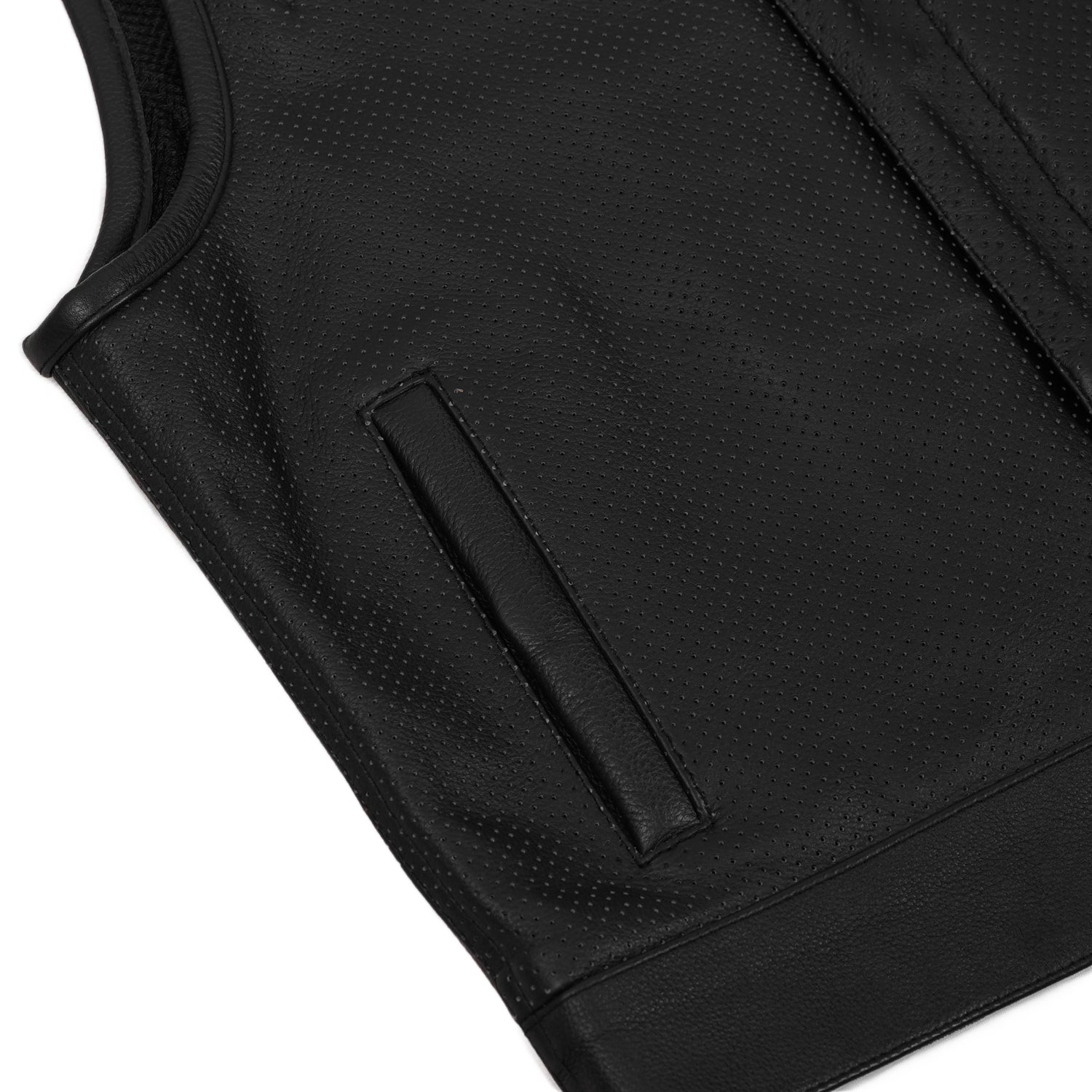 Mile Maker™ Men’s Motorcycle Leather Vest