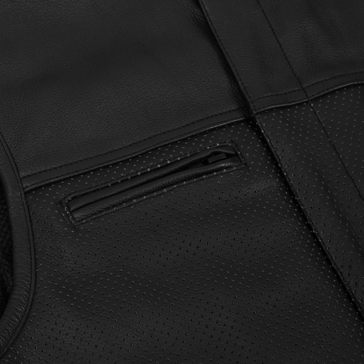 Mile Maker™ Men’s Motorcycle Leather Vest