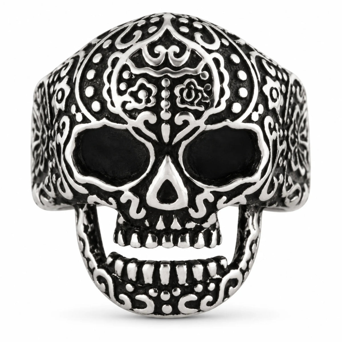 Stainless Steel Sugar Cane Biker Ring