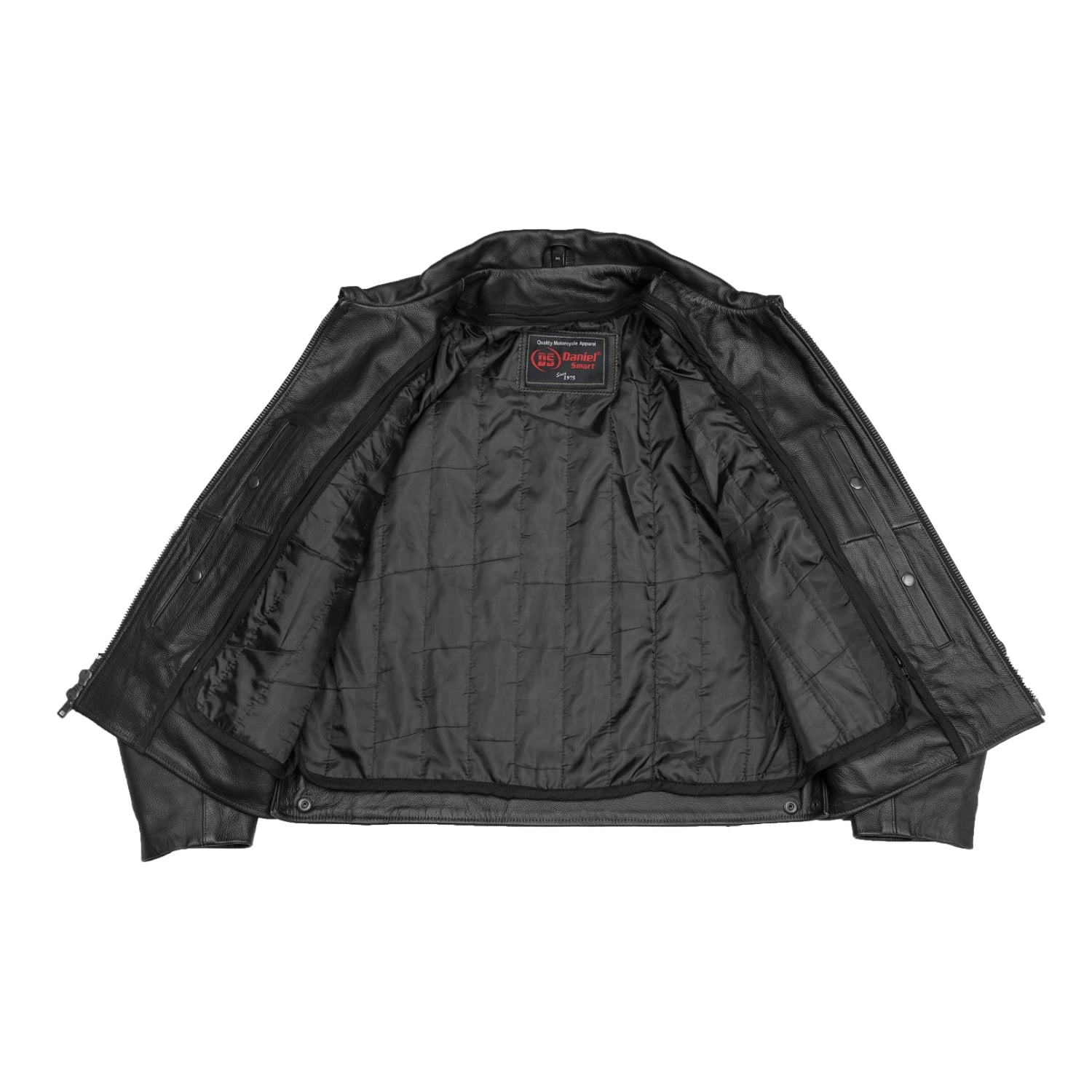 Raw Cope Men’s Leather Motorcycle Jacket