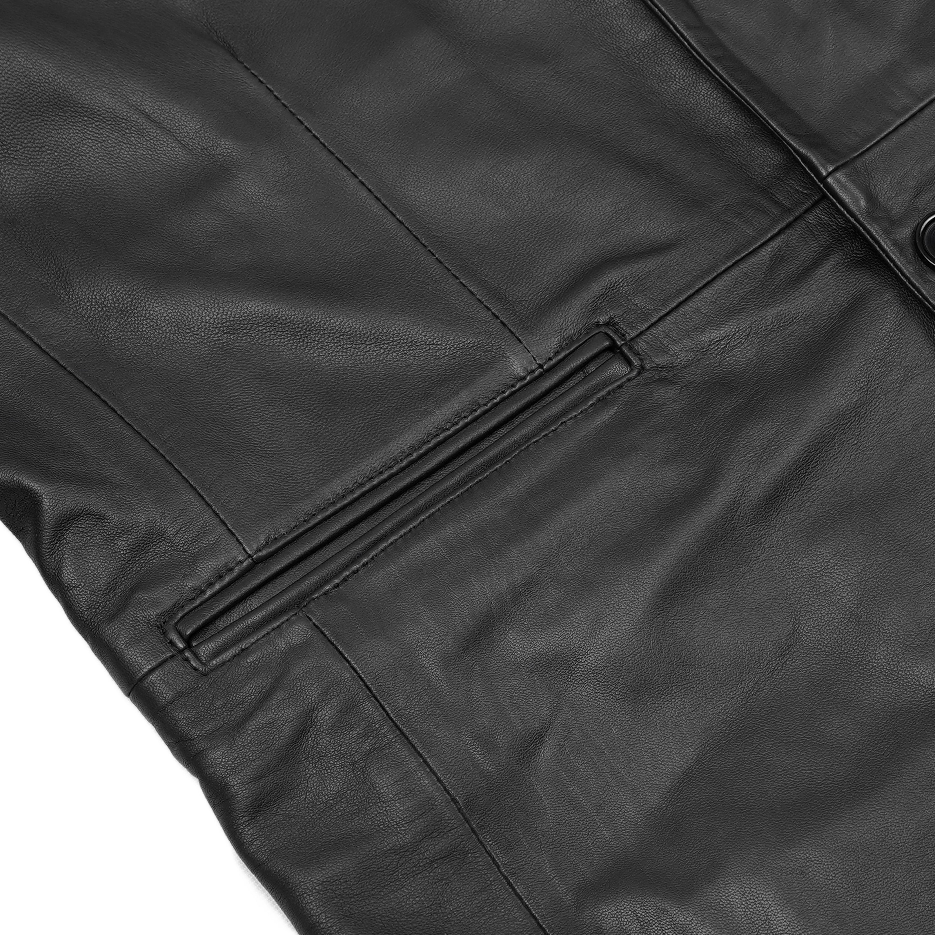 Breeze Rider Men's Motorcycle Leather Blazer