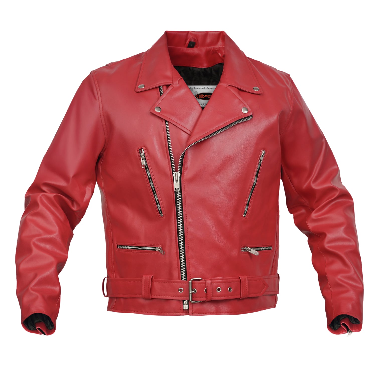 Reaper – Men’s Faux Leather Motorcycle Jacket