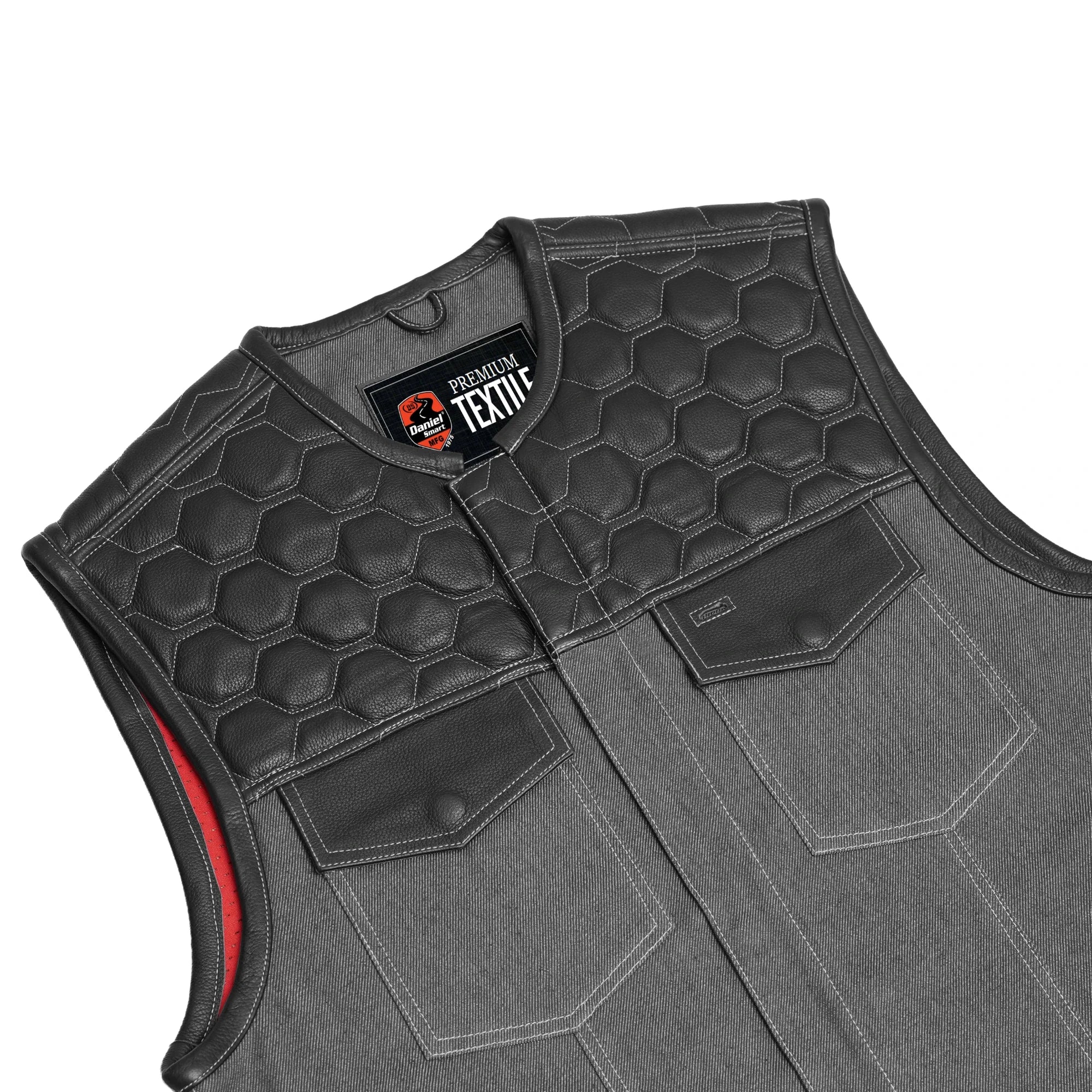 Road House - Men’s Denim Motorcycle Vest