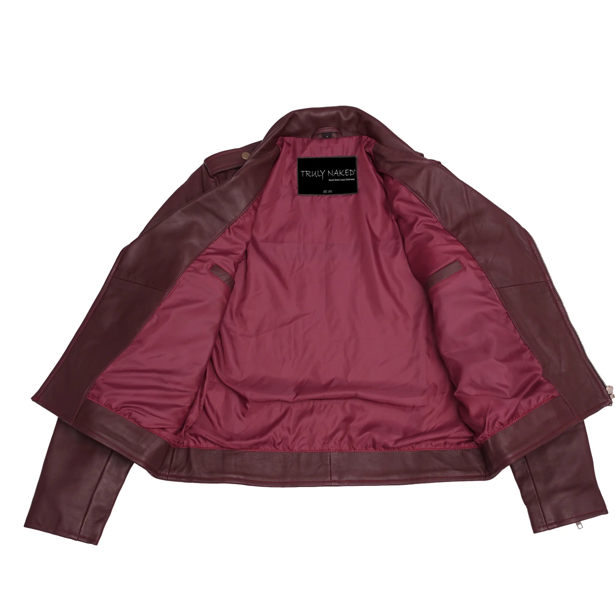 Rose Glow™ Women's Leather Motorcycle Jacket