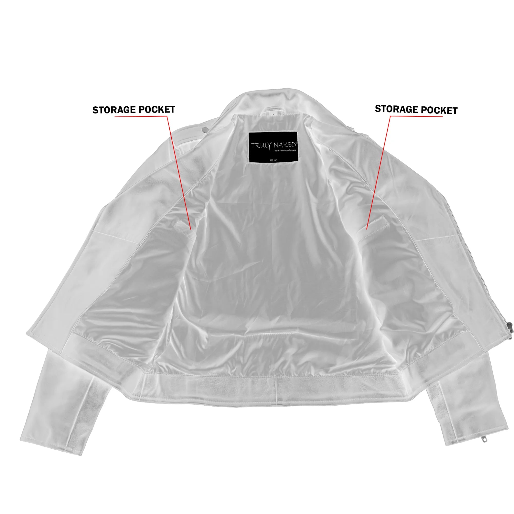 Rose Glow™ Women's Leather Motorcycle Jacket