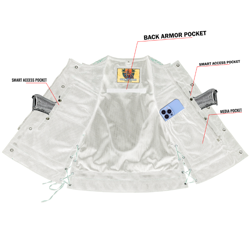 Sunflare Women’s Motorcycle Summer Spark Mesh Vest