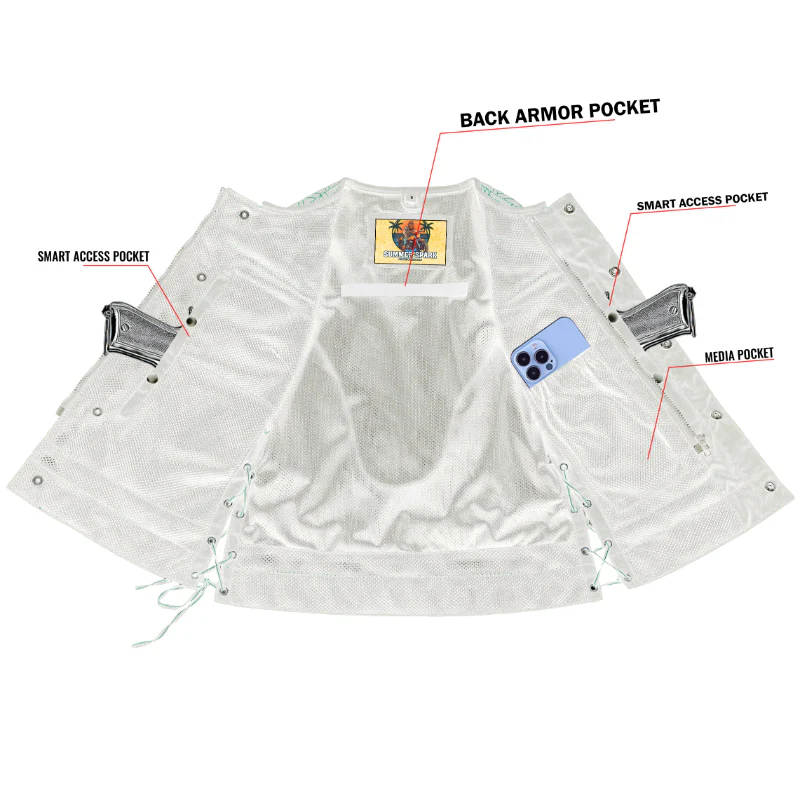 Sunflare Women’s Motorcycle Summer Spark Mesh Vest