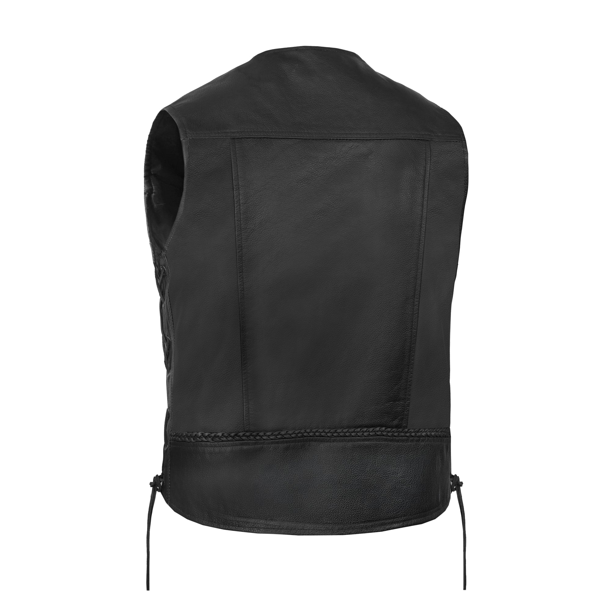 Rustler™ - Men's Motorcycle Leather Vest