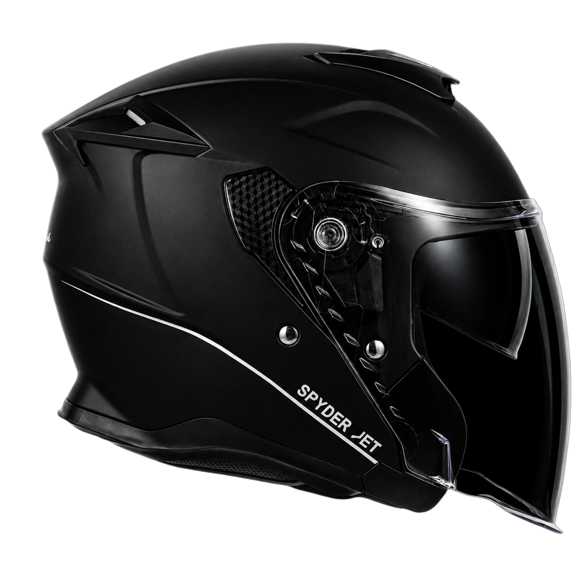 D.O.T. & ECE Daytona Spyder Jet- Dull Black