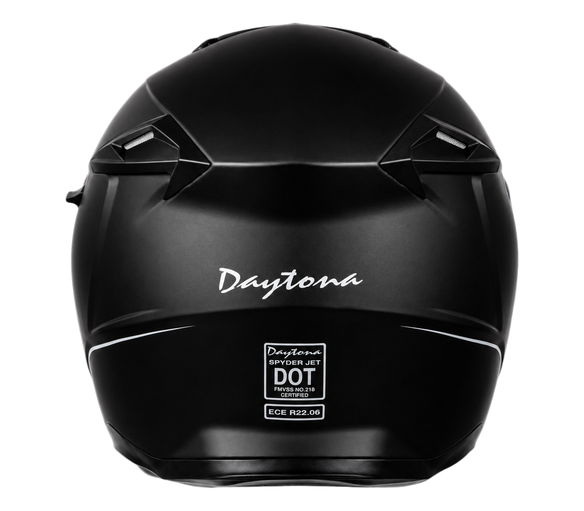 D.O.T. & ECE Daytona Spyder Jet- Dull Black
