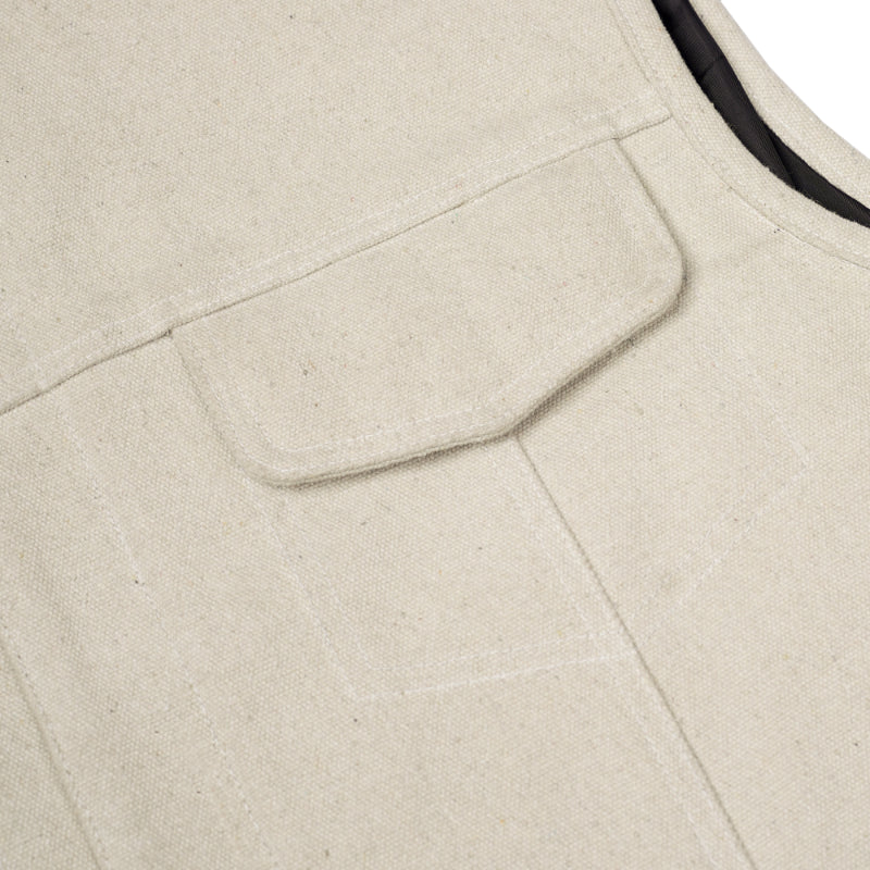 Lava Racer Lowcut Summer Spark Men's Canvas Motorcycle Vest