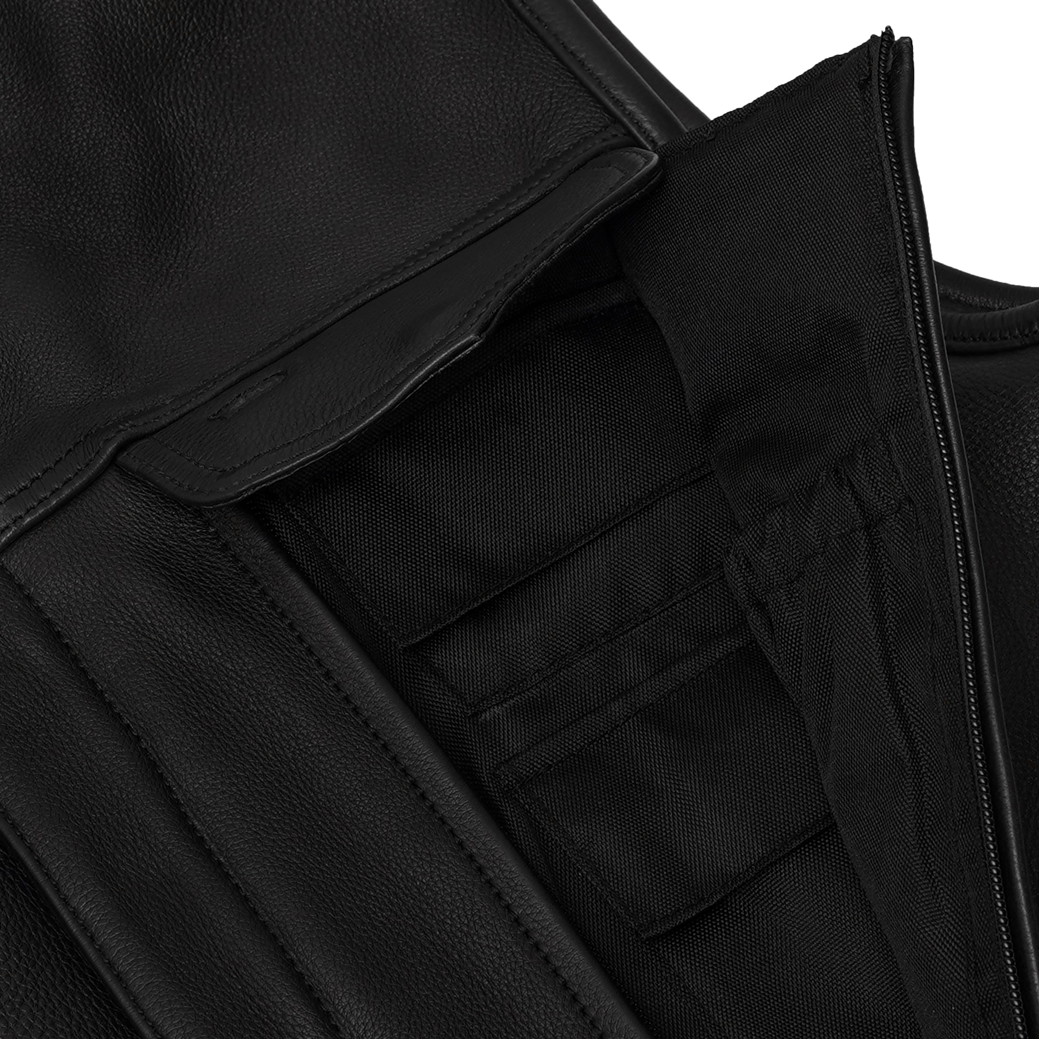 Shockster – Men’s Motorcyale Leather Vest