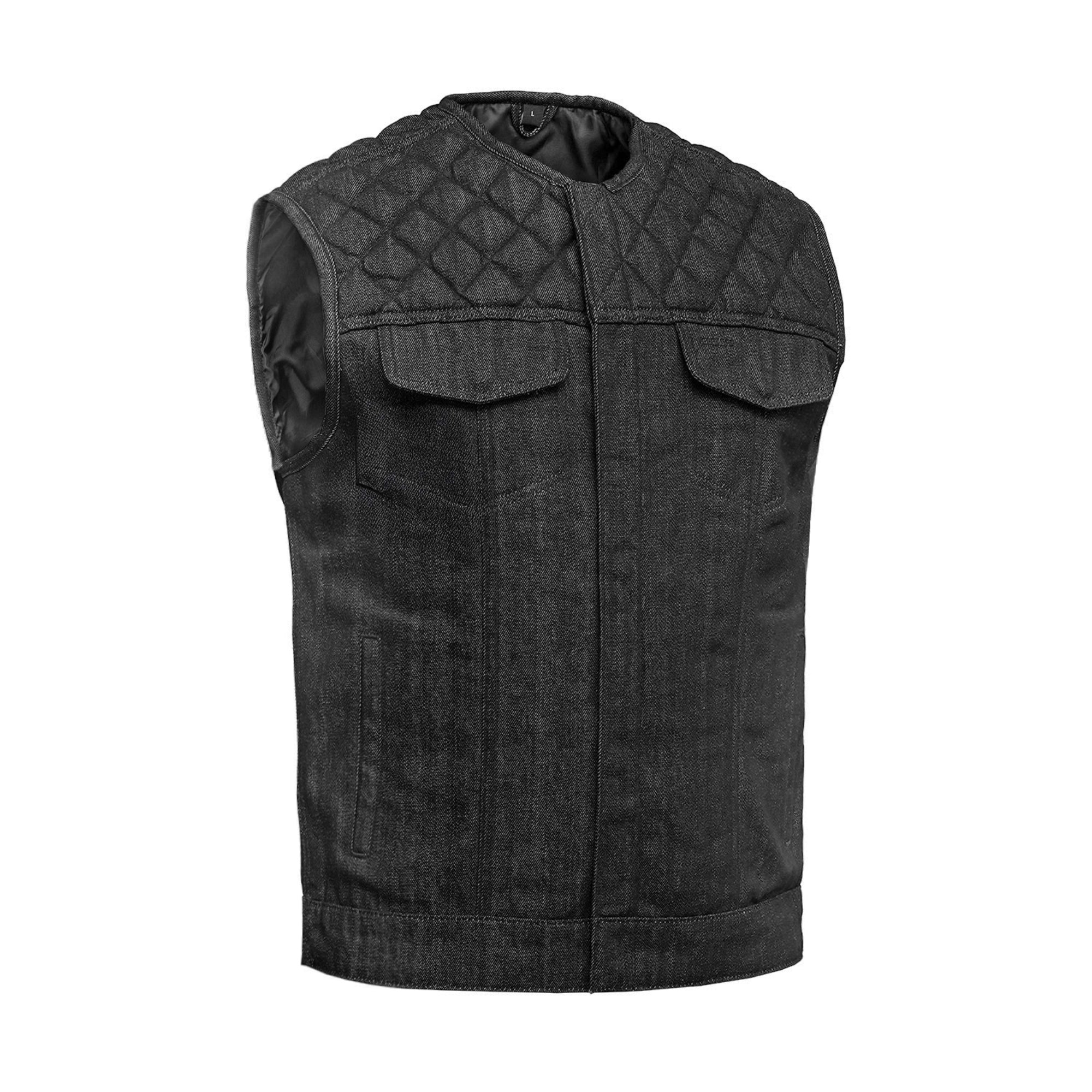 Shoveller - Men’s Motorcycle Denim Vest