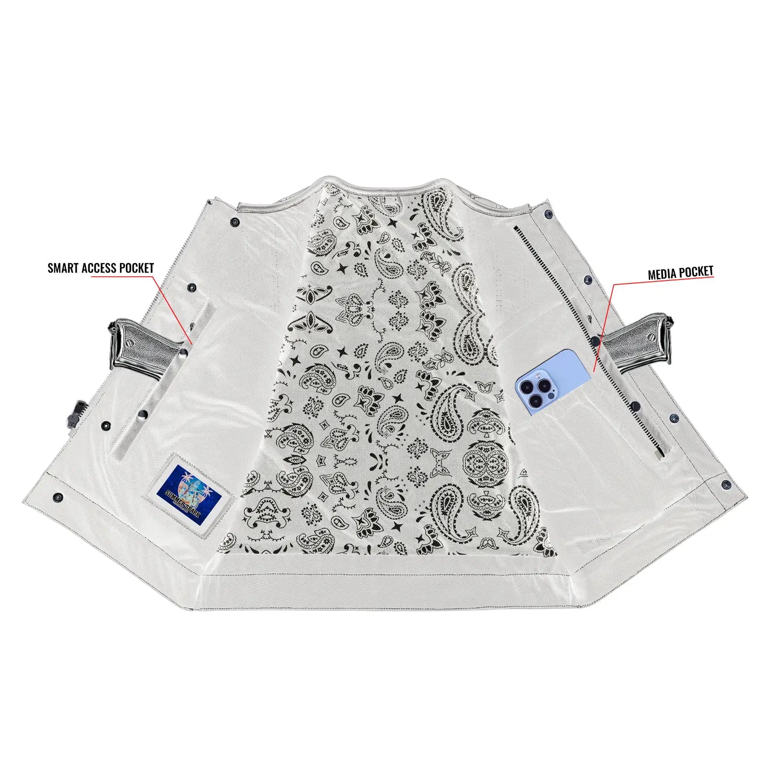 Sledgehammer Perforated Lowcut Summer Spark Men's Leather Vest