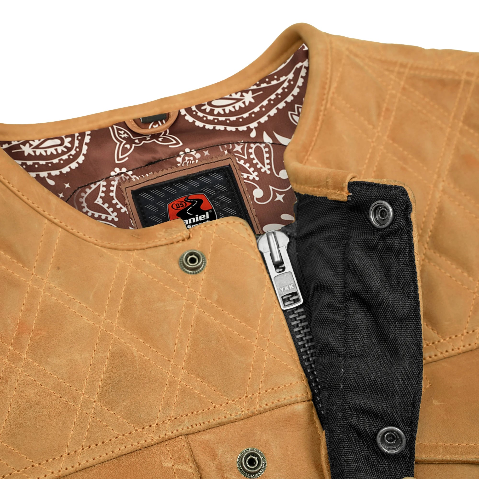 Timberline™ Lowcut Men’s Motorcycle Leather Vest