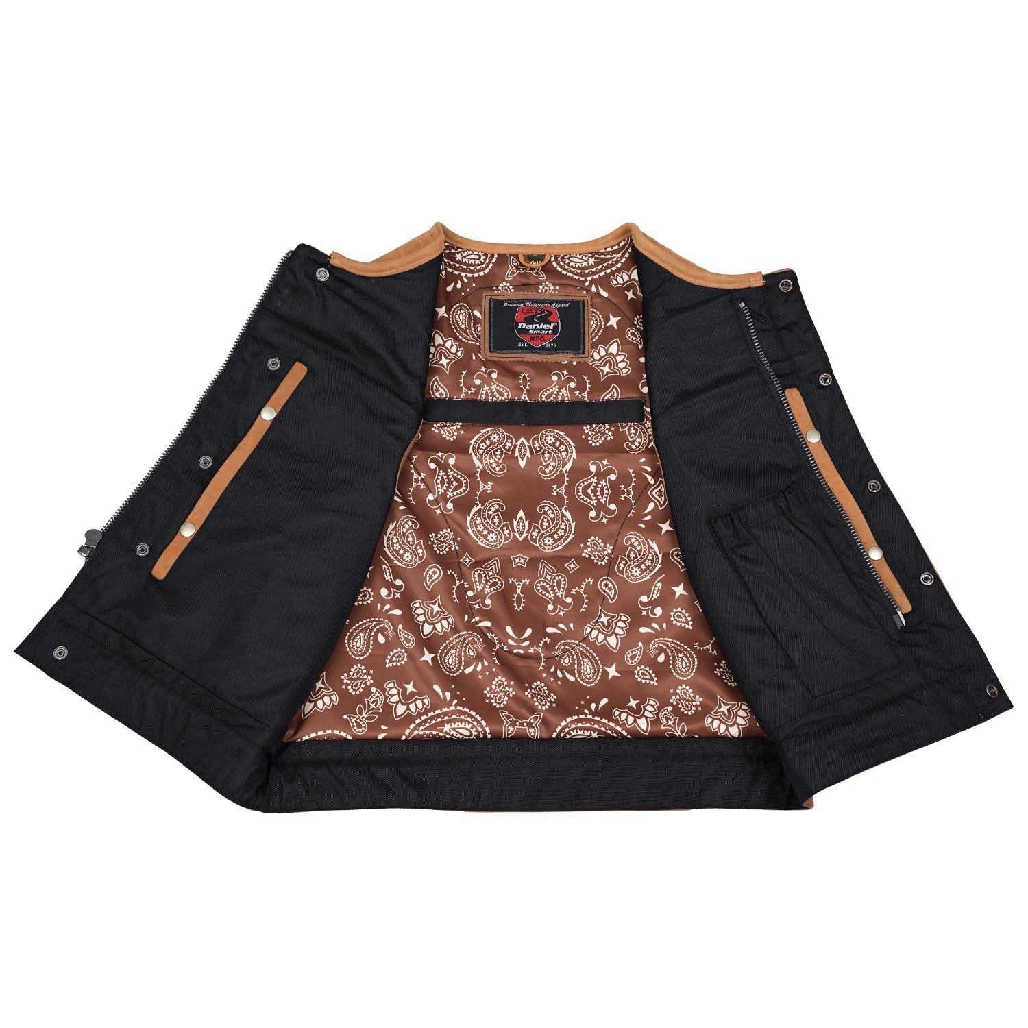 Timberline Lowcut Men’s Motorcycle Leather Vest