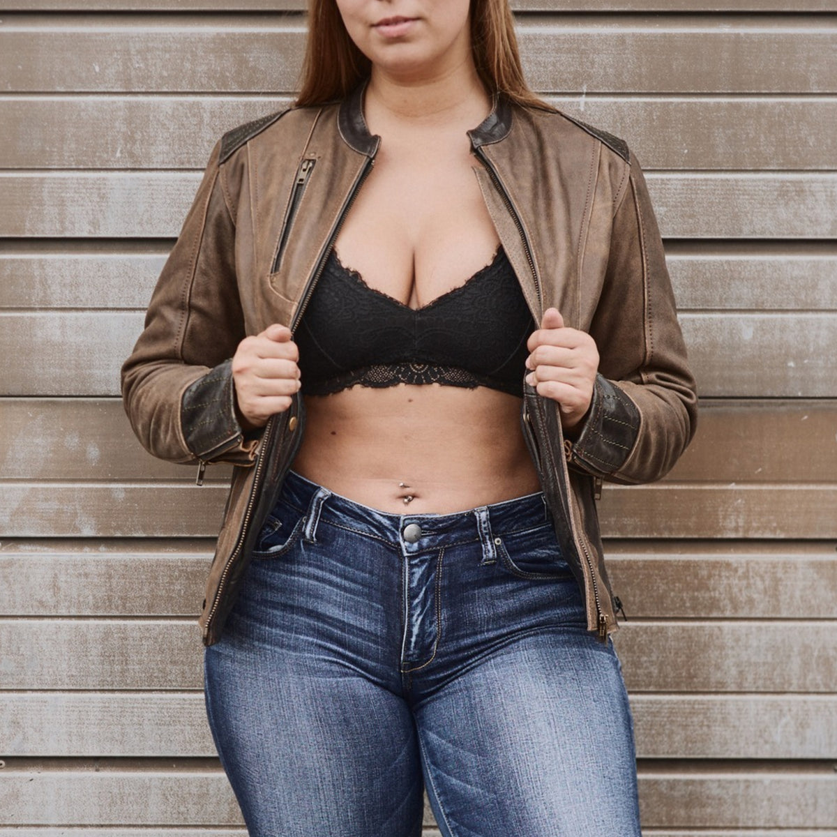 Luna Rider Women's Leather Motorcycle Jacket