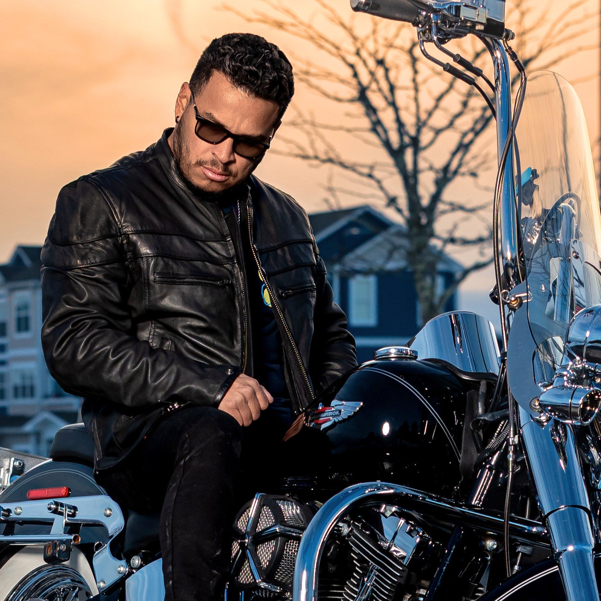 Enforcer V2 Men's Leather Motorcycle Jacket