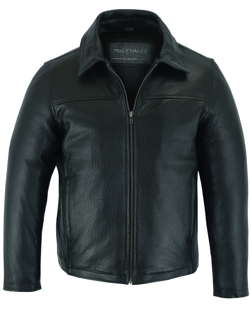 Aero Racer - Men's Lambskin Leather Jacket-Mens Leather Motorcycle Jackets-Daniel Smart Mfg - Retail