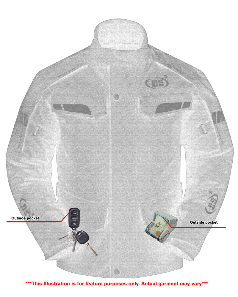 AeroViper - Men's Textile Motorcycle Jacket-Mens Textile Motorcycle Jackets-Daniel Smart Mfg - Retail
