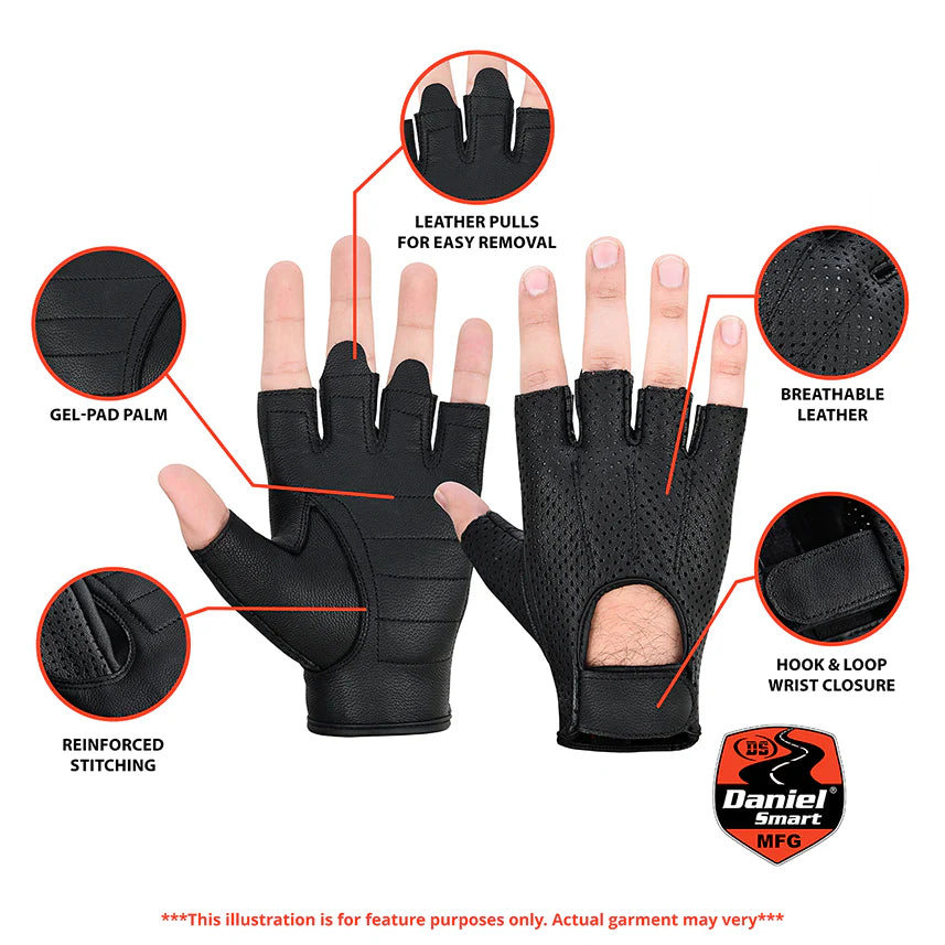 AirRaid Knuckle - Men's Fingerless Gloves-Mens Fingerless Gloves-Daniel Smart Mfg - Retail