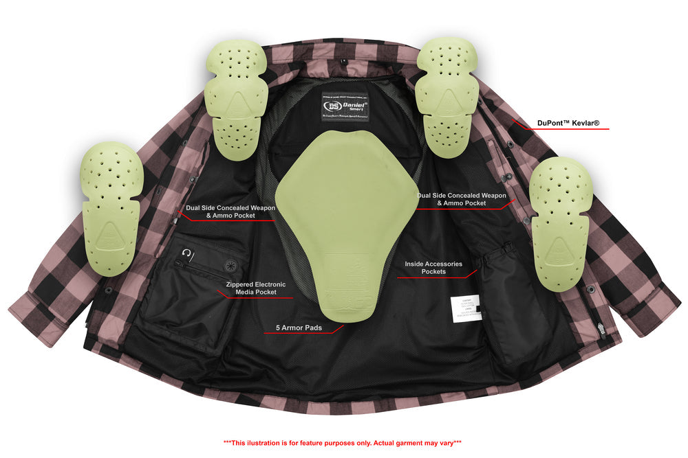 Armored Mens Flannel Shirt-Flannels-Daniel Smart Mfg - Retail