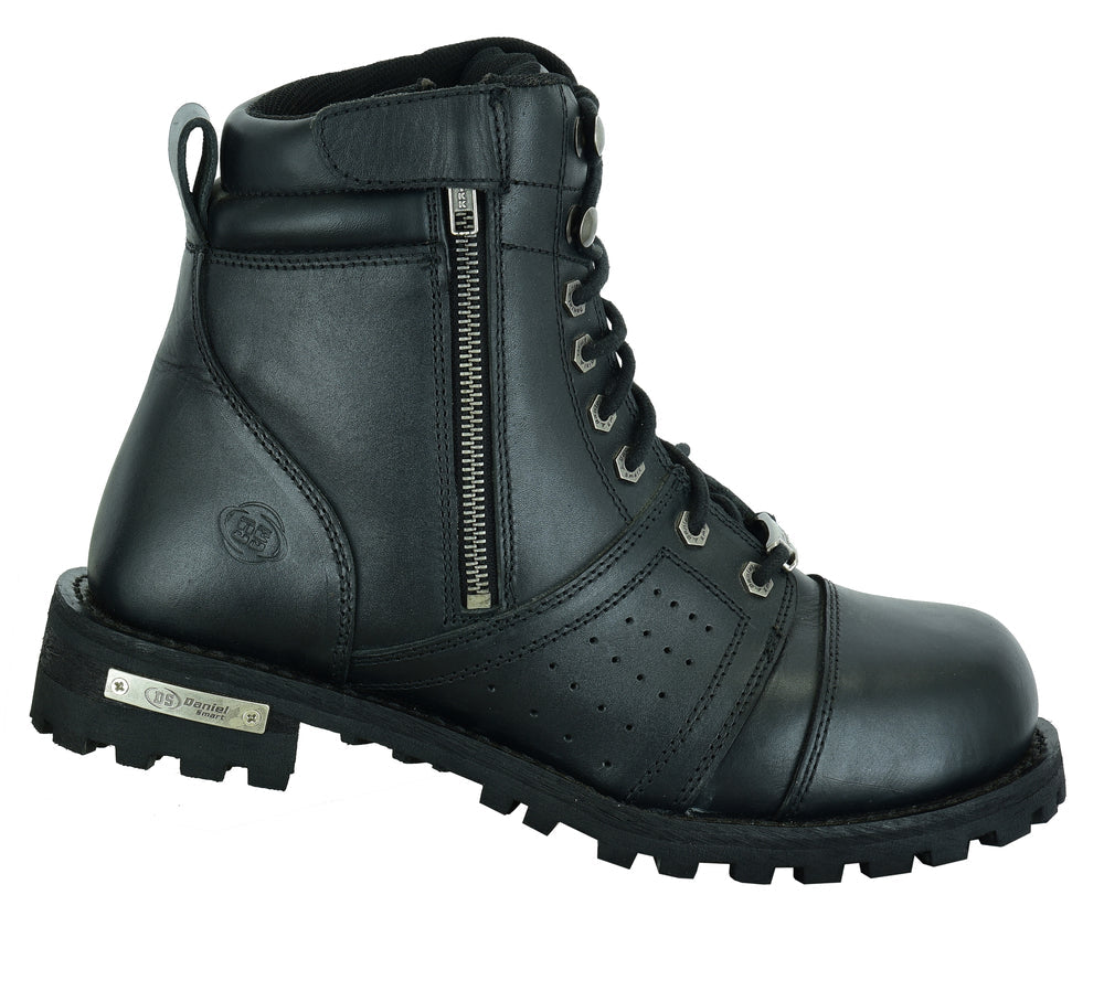 Aviator 6 - Men's Leather Motorcycle Boots-Mens Motorcycle Boots-Daniel Smart Mfg - Retail