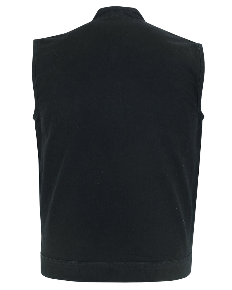 Axel - Motorcycle Denim Vest-Mens Denim Vests-Daniel Smart Mfg - Retail