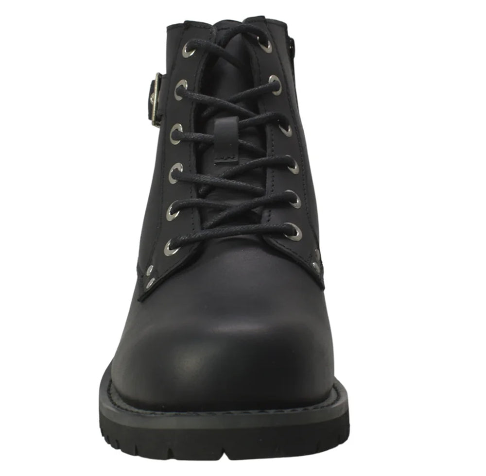 Axen - Women's Leather Motorcycle Boots-Womens Motorcycle Boots-Daniel Smart Mfg - Retail