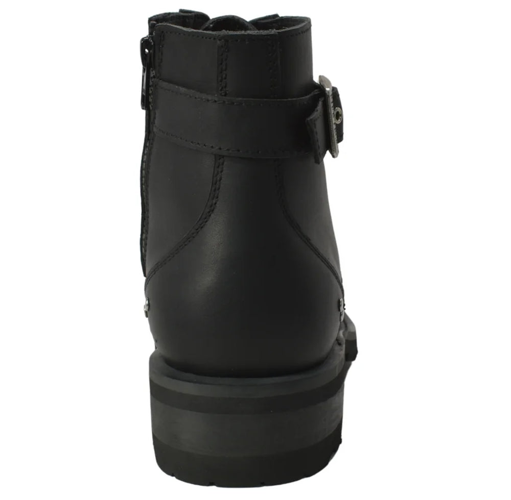 Axen - Women's Leather Motorcycle Boots-Womens Motorcycle Boots-Daniel Smart Mfg - Retail