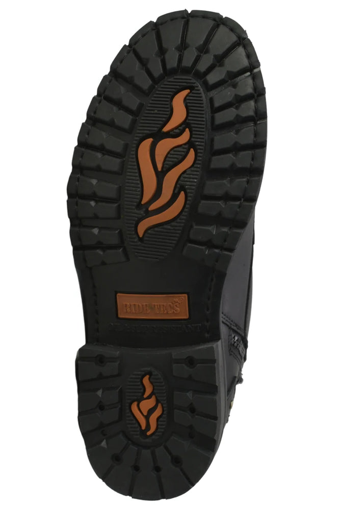 Axen - Women's Leather Motorcycle Boots-Womens Motorcycle Boots-Daniel Smart Mfg - Retail