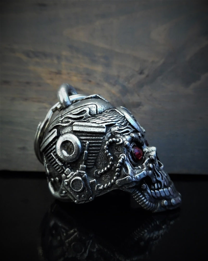 BB-112 Motorhead Skull Bell Diamond-Bravo Bells-Daniel Smart Mfg - Retail