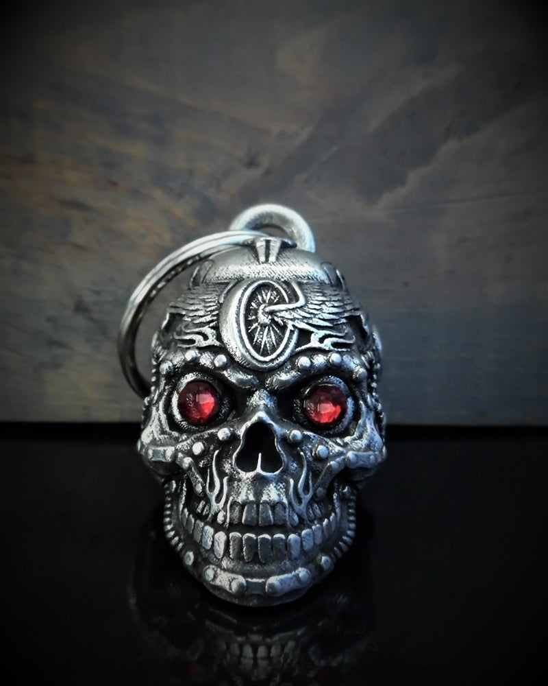 BB-112 Motorhead Skull Bell Diamond-Bravo Bells-Daniel Smart Mfg - Retail