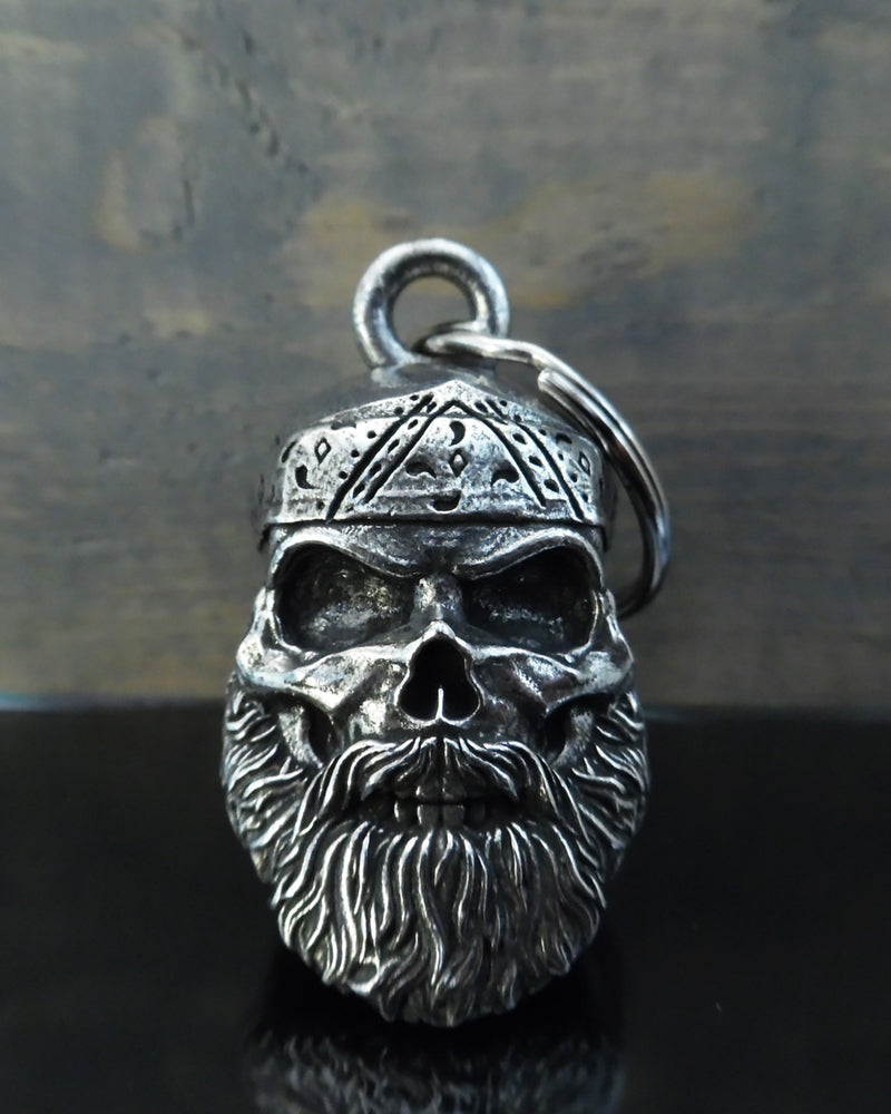 BB-96 Old School Biker Skull Bell-Bravo Bells-Daniel Smart Mfg - Retail