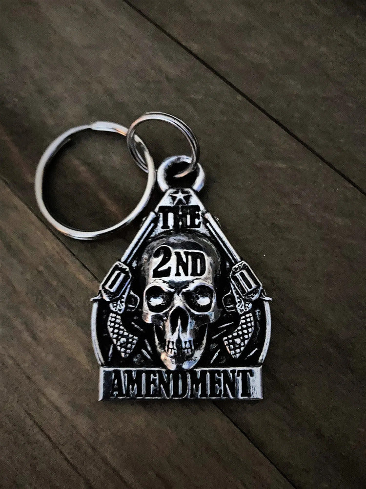 BBK-04 The 2nd Amendment Keychain-Wallet Chains/Key Leash-Daniel Smart Mfg - Retail