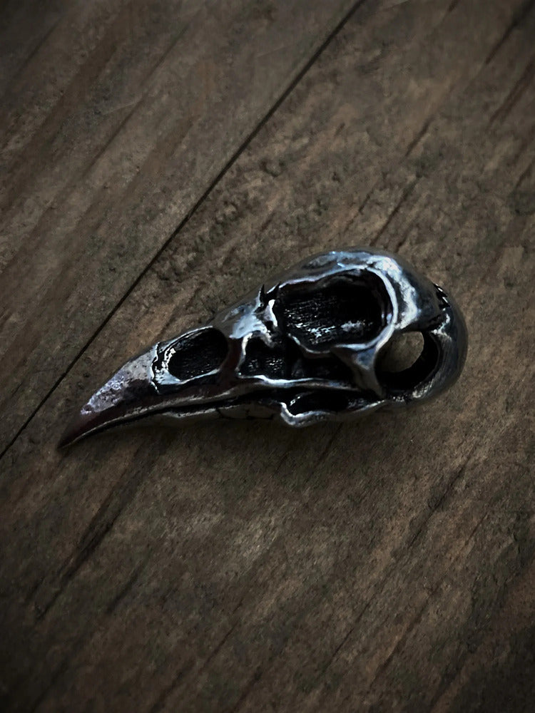 BBK-05 Raven Skull Keychain-Wallet Chains/Key Leash-Daniel Smart Mfg - Retail