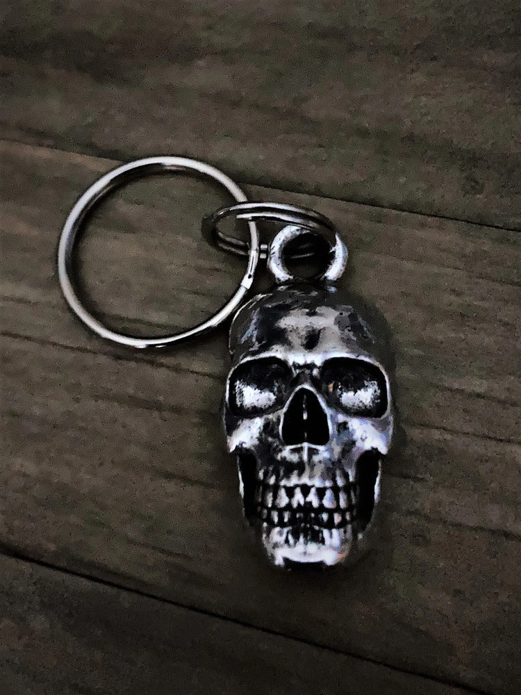 BBK-07 Skull Keychain-Wallet Chains/Key Leash-Daniel Smart Mfg - Retail