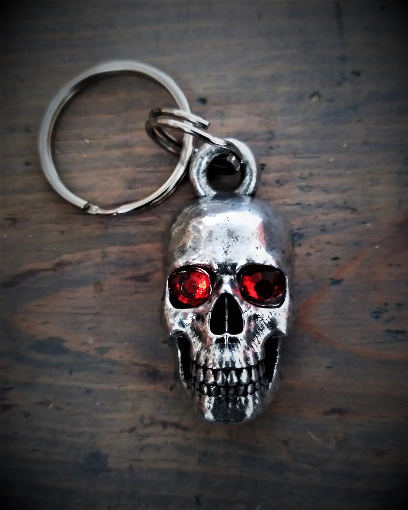 BBK-08 Skull Diamond Keychain-Wallet Chains/Key Leash-Daniel Smart Mfg - Retail