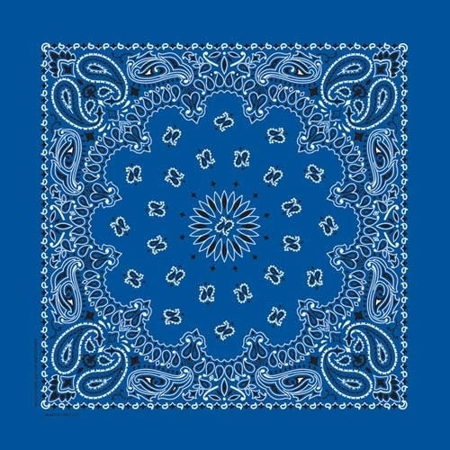 BD2501 Bandana Paisley Royal-Bandanas-Daniel Smart Mfg - Retail