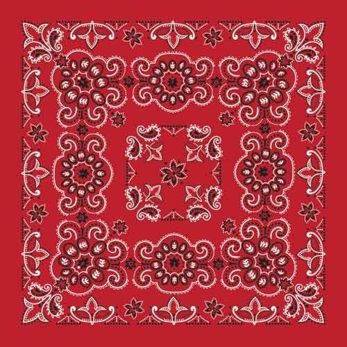Bandana Texas Paisley Red [27