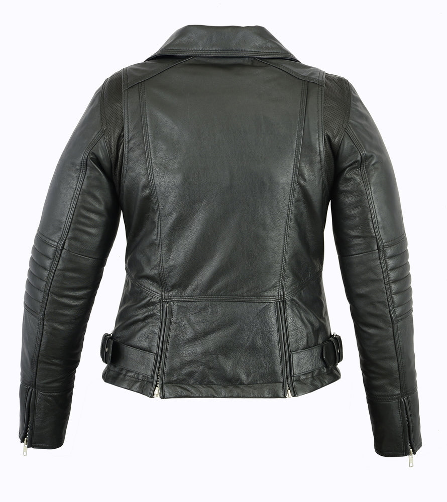 Black Orchid - Women's Leather Jacket-Womens Leather Motorcycle Jackets-Daniel Smart Mfg - Retail